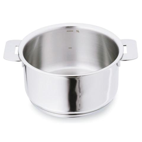 Casserole inox Casteline sans manche 14 cm Cristel Casserole inox Casteline sans manche 14 cm Cristel