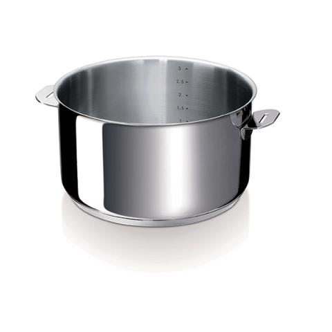 Casserole inox Evolution 24 cm 5,2 L Beka