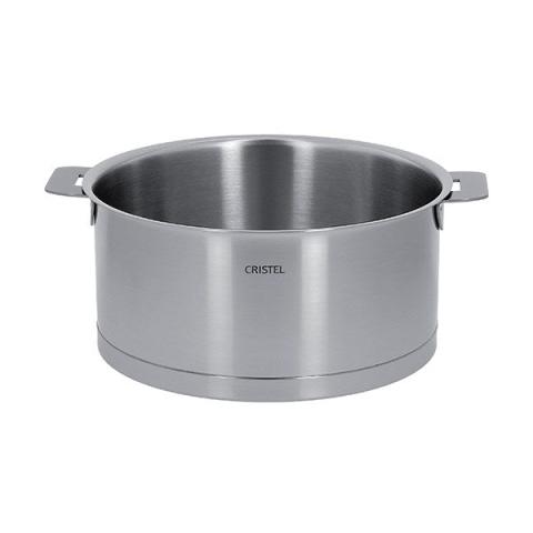 Casserole inox Strate sans manche 12 cm Cristel Casserole inox Strate sans manche 12 cm Cristel