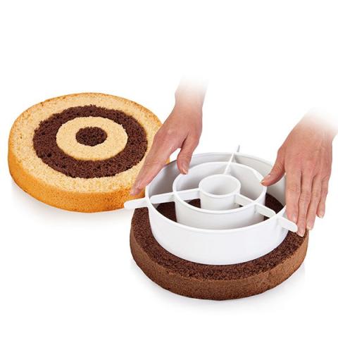 Cercle séparateur gâteaux arc-en-ciel et damiers Cercle séparateur gâteaux arc-en-ciel et damiers
