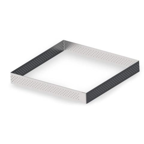 Cercle à tarte carré perforé 20 cm De Buyer