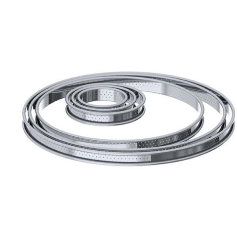 Cercle à tarte inox perforé 28 cm De Buyer Cercle à tarte inox perforé 28 cm De Buyer