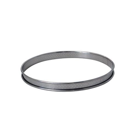 Cercle à tartelette inox perforé 6 cm De Buyer