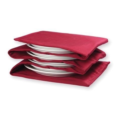 Chauffe 8 assiettes électrique rouge Domo