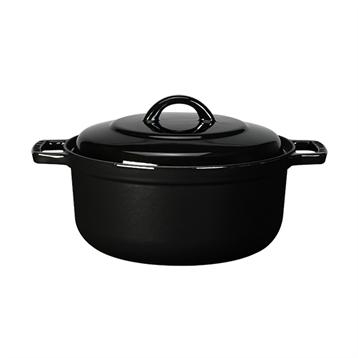 Cocotte bistrot noir 6 à 8 personnes 28 cm Invicta Cocotte bistrot noir 6 à 8 personnes 28 cm Invicta