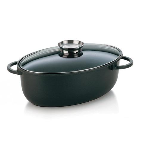 Cocotte à braiser en fonte d'aluminium Kerros 8 L Kela Cocotte à braiser en fonte d'aluminium Kerros 8 L Kela