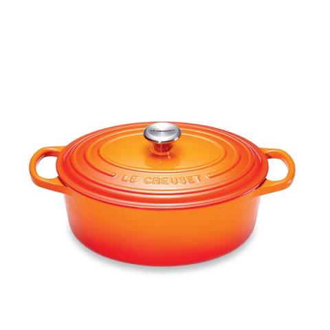 Cocotte fonte ovale volcanique 29 cm Le Creuset Cocotte fonte ovale volcanique 29 cm Le Creuset