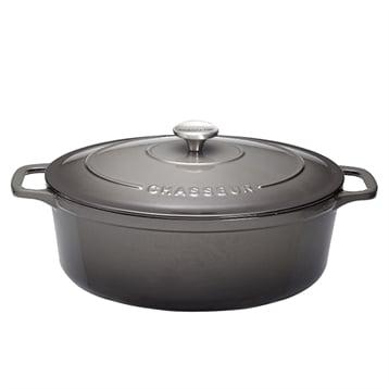 Cocotte Sublime fonte ovale 5 L 29 cm grise Chasseur