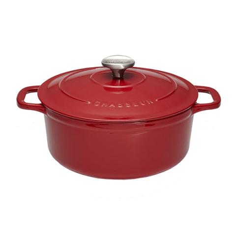 Cocotte sublime fonte rond 2,5 L 20 cm rouge Chasseur Cocotte sublime fonte rond 2,5 L 20 cm rouge Chasseur
