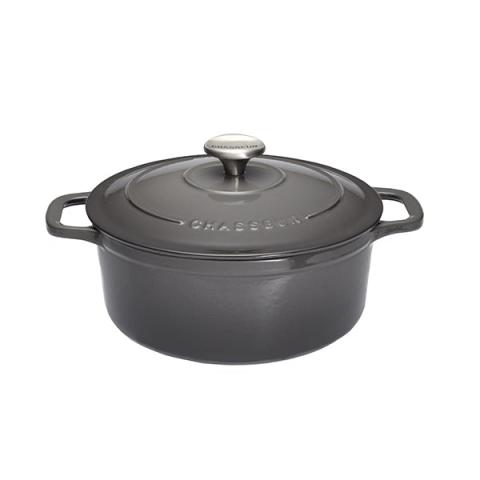 Cocotte sublime fonte rond 4 L 24 cm grise Chasseur Cocotte sublime fonte rond 4 L 24 cm grise Chasseur