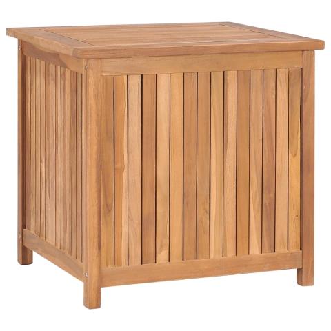Coffre boîte meuble de jardin rangement 60 x 50 x 58 cm bois de teck solide 02_0013040 Coffre boîte meuble de jardin rangement 60 x 50 x 58 cm bois de teck solide 02_0013040