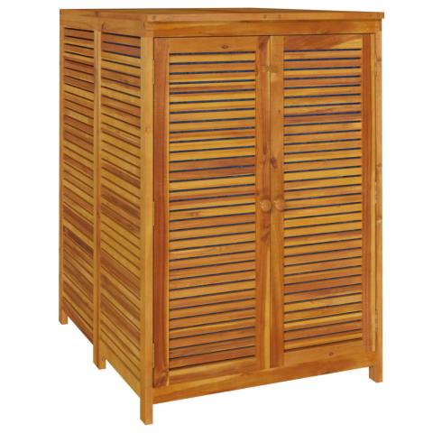 Coffre boîte meuble de jardin rangement 70 x 87 x 104 cm bois massif d'acacia 02_0013045 Coffre boîte meuble de jardin rangement 70 x 87 x 104 cm bois massif d'acacia 02_0013045
