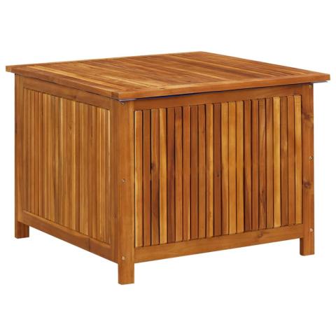 Coffre boîte meuble de jardin rangement 75 x 75 x 58 cm bois d'acacia solide 02_0013046 Coffre boîte meuble de jardin rangement 75 x 75 x 58 cm bois d'acacia solide 02_0013046