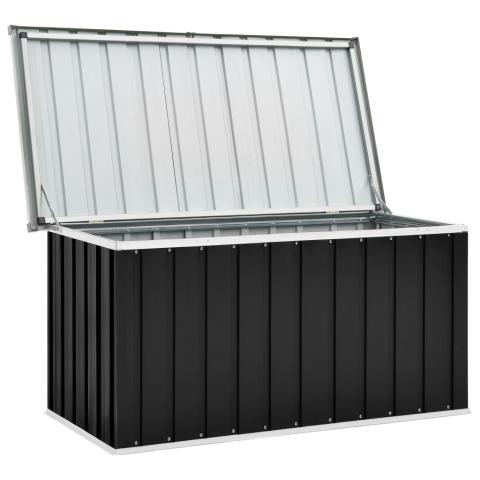Coffre boîte meuble de jardin rangement anthracite 129 x 67 x 65 cm 02_0013060 Coffre boîte meuble de jardin rangement anthracite 129 x 67 x 65 cm 02_0013060