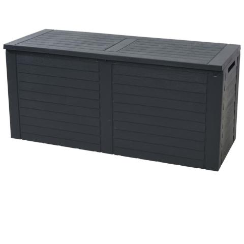 Coffre boîte de rangement coussins de jardin 240 litres anthracite  02_0013188