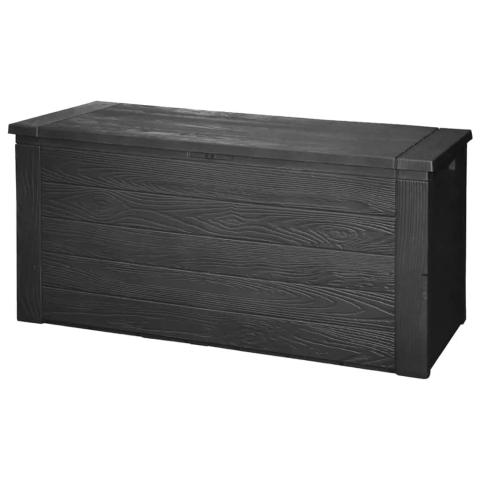 Coffre boîte de rangement de jardin 300 litres gris foncé 02_0013184