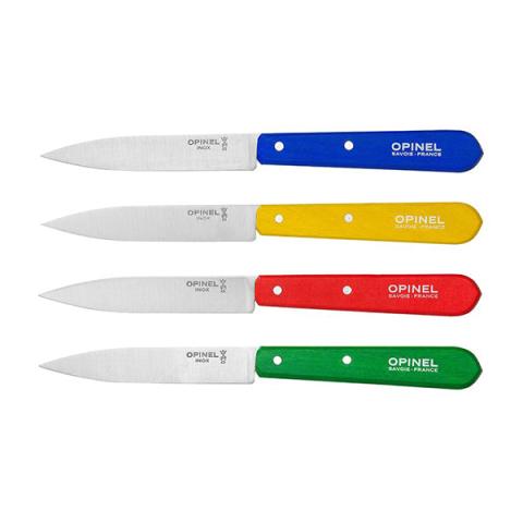 Coffret de 4 couteaux d'office N°112, 4 couleurs Classiques Opinel Coffret de 4 couteaux d'office N°112, 4 couleurs Classiques Opinel