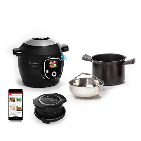 Cookeo Connect 200 recettes Noir avec Extra Crisp