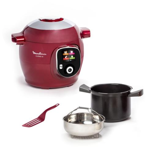 Cookeo MOULINEX Cookeo Rouge+Spatule Moulinex YY5118FB