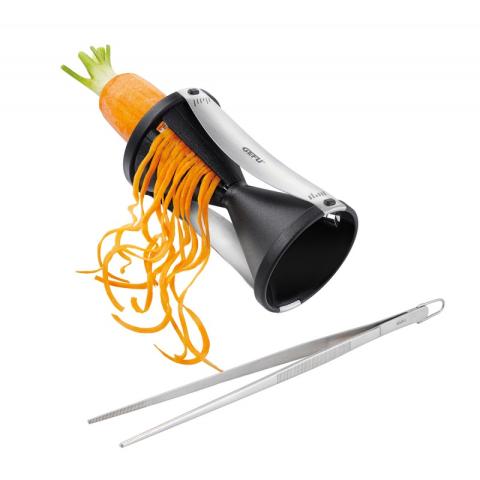 Coupe-spirale Spirelli avec pince en acier inoxydable et plastique Gefu