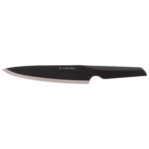 Couteau chef 20 cm noir Passion Marmiton