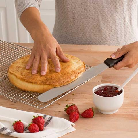 Couteau à génoise et spatule à glaçage Mathon