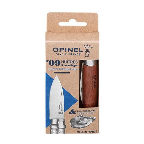 Couteau à huîtres et coquillages pliant N°9 lame inox 6,5 cm Opinel Couteau à huîtres et coquillages pliant N°9 lame inox 6,5 cm Opinel
