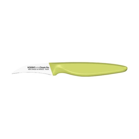 Couteau d'office lame serpette 6 cm vert anis Bio sourcé Nogent Couteau d'office lame serpette 6 cm vert anis Bio sourcé Nogent