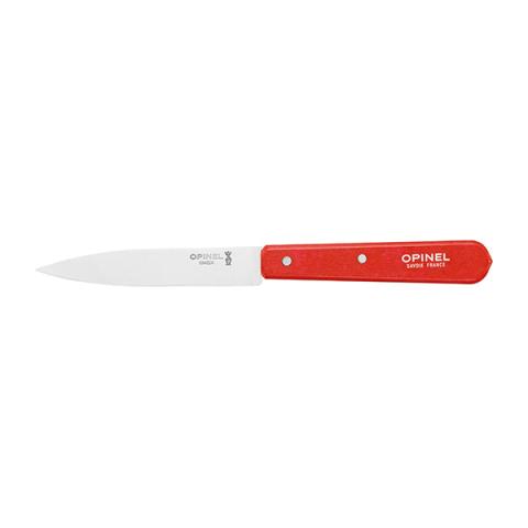Couteau office N°112 lame lisse inox 10 cm rouge Opinel Couteau office N°112 lame lisse inox 10 cm rouge Opinel