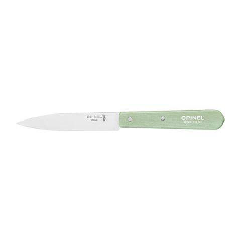 Couteau office N°112 lame lisse inox 10 cm sauge Opinel Couteau office N°112 lame lisse inox 10 cm sauge Opinel