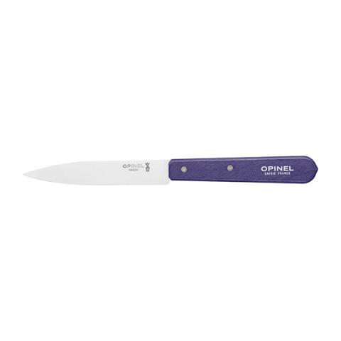 Couteau office N°112 lame lisse inox 10 cm violet Opinel
