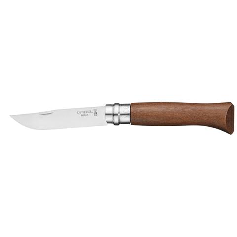 Couteau pliant N°08 Inox 8,5 cm manche en Noyer Opinel Couteau pliant N°08 Inox 8,5 cm manche en Noyer Opinel