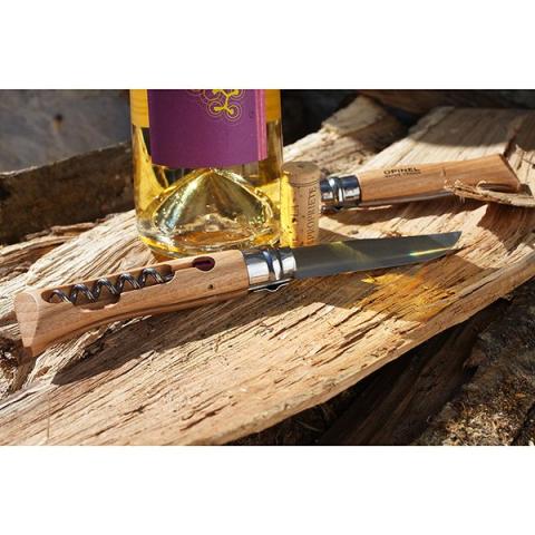 Couteau tire-bouchon pliant N°10 lame inox 10 cm Opinel Couteau tire-bouchon pliant N°10 lame inox 10 cm Opinel