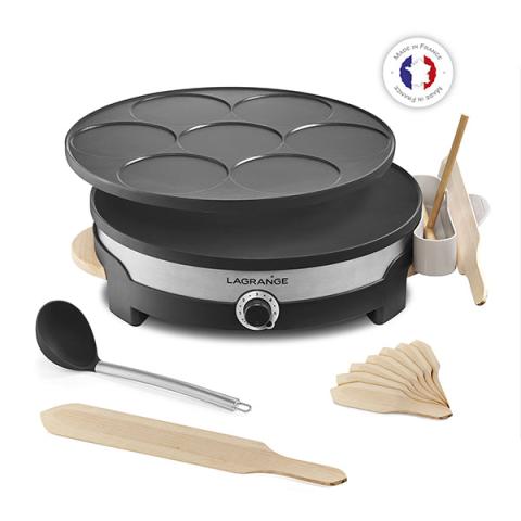 Crêpière Tradi'Duo double plaques 1500 W Lagrange Crêpière Tradi'Duo double plaques 1500 W Lagrange