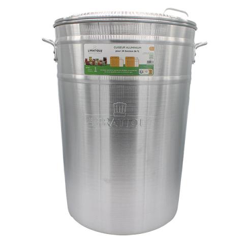 Cuiseur en aluminium 24 bocaux 1L Le Pratique Cuiseur en aluminium 24 bocaux 1L Le Pratique