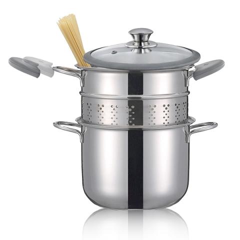 Cuit-pâtes Premium inox 20 cm 5 L Inoxriv