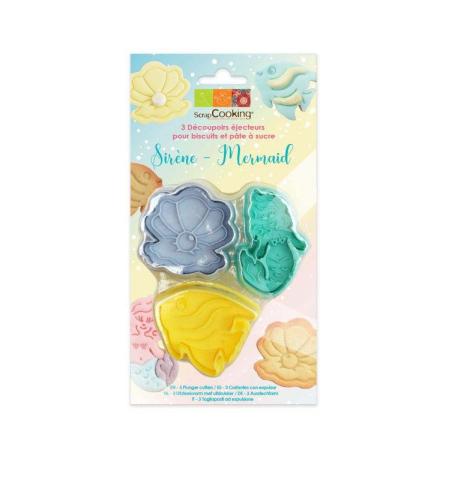 Découpoirs éjecteurs - Sirène Scrapcooking