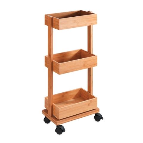 Desserte Tortona en bambou 18 x 71,5 x 31 cm Wenko by Maximex
