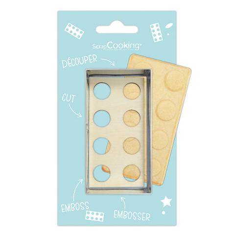 Emporte-pièce et embosseur Brique Scrapcooking
