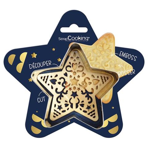 Emporte-pièce et embosseur Etoile Scrapcooking Emporte-pièce et embosseur Etoile Scrapcooking