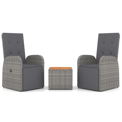 Ensemble de salon de jardin meuble d'extérieur ensemble de mobilier 3 pièces gris poly rotin et acacia 02_0014202