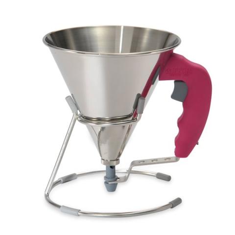 Entonnoir à piston fushia De Buyer