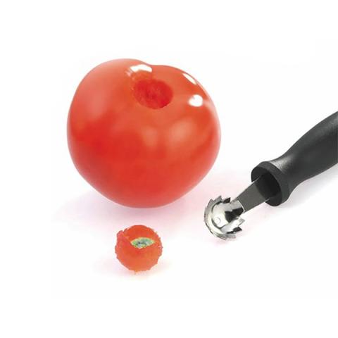 Equeuteur à tomates et cuillère parisienne Equeuteur à tomates et cuillère parisienne