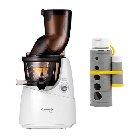 Extracteur de jus blanc B9700 Kuvings et gourde de conservation des jus sous vide Pika offerte Kuvings Extracteur de jus blanc B9700 Kuvings et gourde de conservation des jus sous vide Pika offerte Kuvings
