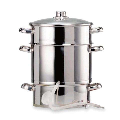 Extracteur de jus à vapeur en inox 26 cm 342635 Baumalu Extracteur de jus à vapeur en inox 26 cm 342635 Baumalu