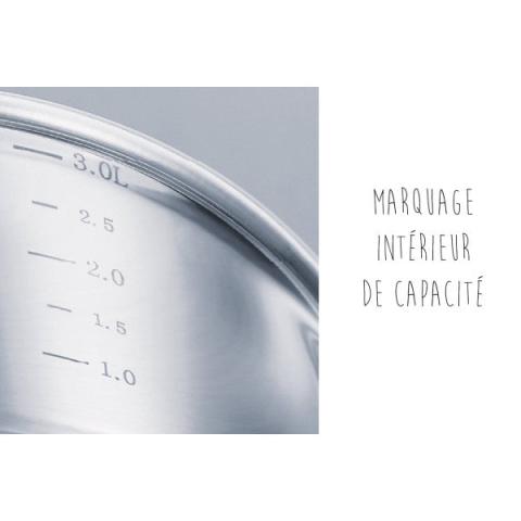Faitout Chef inox avec couvercle 26 cm 7 L Beka Faitout Chef inox avec couvercle 26 cm 7 L Beka