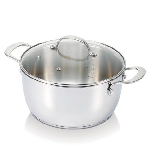 Faitout inox avec couvercle Belvia 20 cm 2,9 L Beka