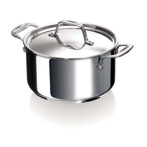 Faitout inox avec couvercle Chef 18 cm 2,4 L Beka