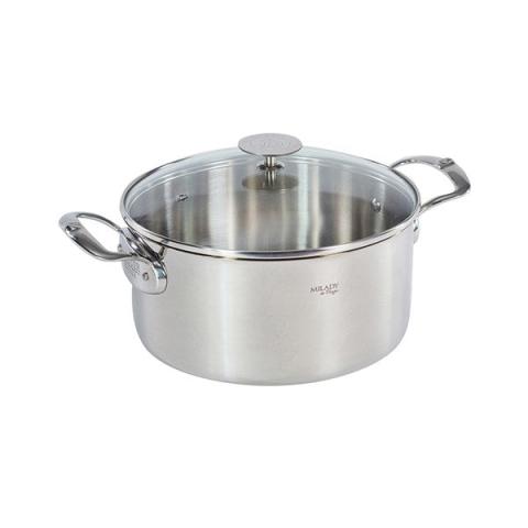 Faitout Milady acier inoxydable 24 cm De Buyer
