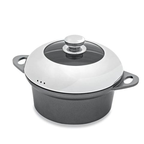 Faitout revêtement Dur comme la pierre avec couvercle 28 cm Mathon